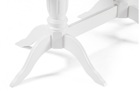 Стол деревянный Эритрин овальный белый Стол деревянный Эритрин овальный белый