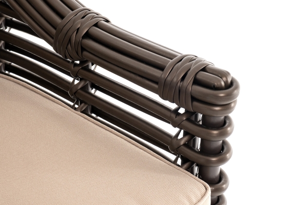 "Ницца" кресло из искусственного ротанга, бронзовый