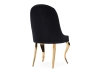 Стул Gustav черный, золотой