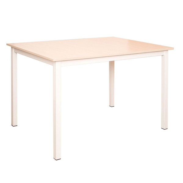 Стол "Коннект" 120*80 прямоугольный белый Дуб Атлант Стол "Коннект" 120*80 прямоугольный белый Дуб Атлант