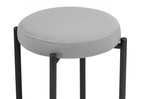 Табурет Кудо велюр velutto 52, черный Табурет Кудо велюр velutto 52, черный