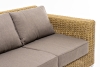 "Боно" диван из искусственного ротанга трехместный, цвет соломенный фото в интернет-магазине Stoolmarket