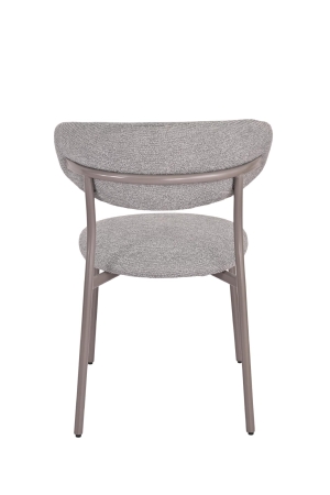 Стул обеденный Ayla серый серые ножки