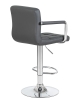 Стул барный KRUGER ARM серый