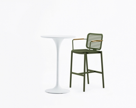 Кресло барное с подушкой Tagliamento Armona