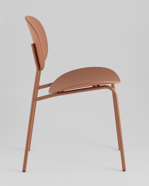 Стул Edie пластик коричневый NP