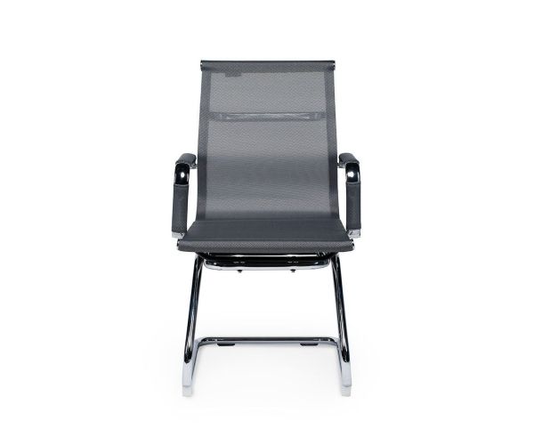 Кресло офисное Хельмут CF серая сетка (конференц)