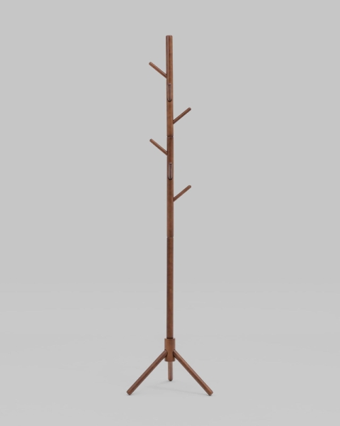 Вешалка напольная Hook Темное дерево