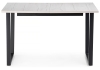 Стол деревянный раскладной Лота Лофт 120*25 мм черный матовый, юта