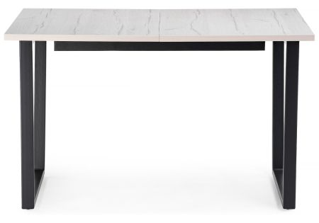 Стол деревянный раскладной Лота Лофт 120*25 мм черный матовый, юта