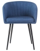 Стул обеденный ALINA синяя ткань LAR-106D-21
