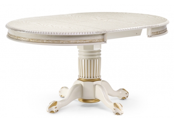 Стол деревянный Альфред крем, золотая патина Стол деревянный Альфред крем, золотая патина