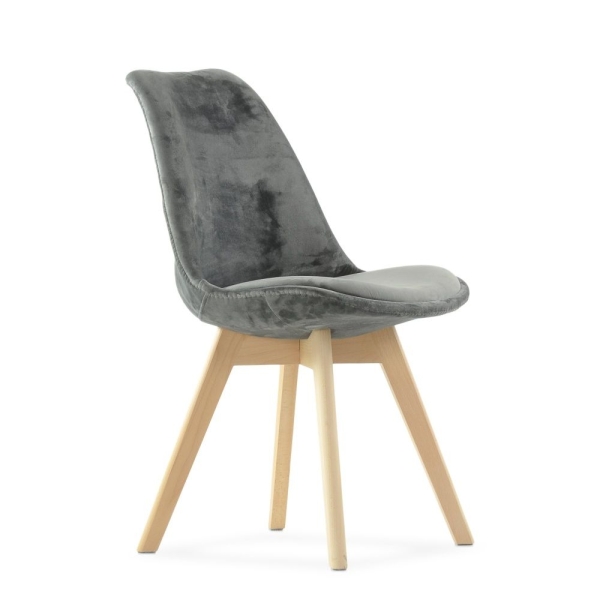 Стул Sephi темно-серый велюр