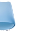 Стул TULIP IRON CHAIR (mod.EC-123) металл и пластик, 54.5*48*83.5 см, голубой