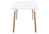 Стол Table 110 белый, светлое дерево