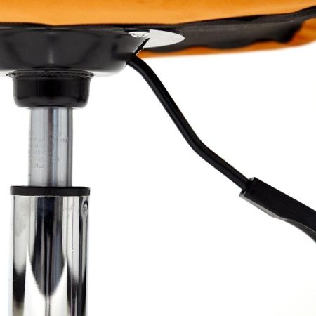 Кресло STYLE, флок, оранжевый