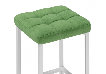 Барный стул Лофт катания минт, белый матовый