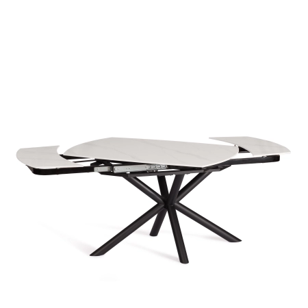 Стол обеденный Winston белый, металл и керамика, прямоугольная столешница