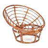 Кресло "PAPASAN" 23/01 W, с подушкой, орех, флок олива 23