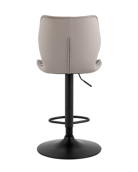 Стул барный Dome экокожа серый