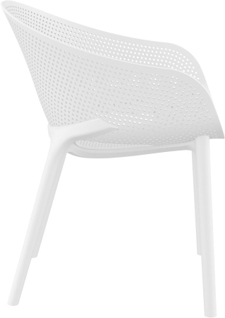 Кресло пластиковое Sky Pro белое