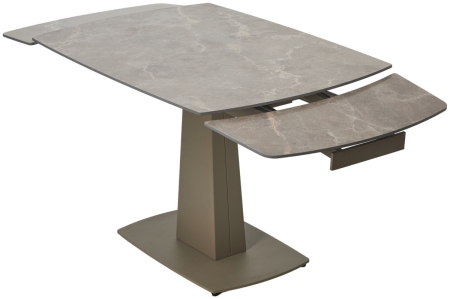 Стол BALDE 140 MATT LATTE STONE SOLID CERAMIC, TAUPE
