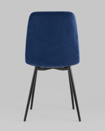 Стул Oliver велюр темно-синий