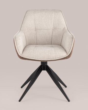 Стул обеденный Alba бежевый спинка экокожа Стул обеденный Alba бежевый спинка экокожа