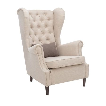 Кресло Винтаж серая ткань