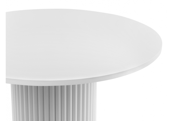 Стол деревянный Барел 90 белый, белый