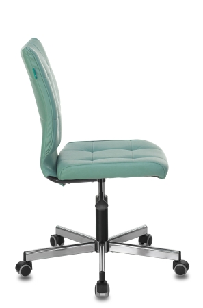 Кресло CH-330M и серый без подлокотников серо-голубой Lincoln 212 искусственная кожа, крестовина металл