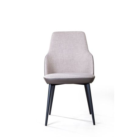 Стул Frank рогожка комби бежевый Стул Frank рогожка комби бежевый