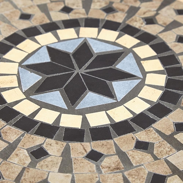 Стол Secret de Maison ROMEO (PL08-1070-1-GBRN) металл, 60х72 см, черный, плитка "ASTRA" Стол Secret de Maison ROMEO (PL08-1070-1-GBRN) металл, 60х72 см, черный, плитка "ASTRA"