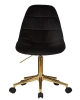 Офисное кресло для персонала DIANA черный велюр MJ9-101