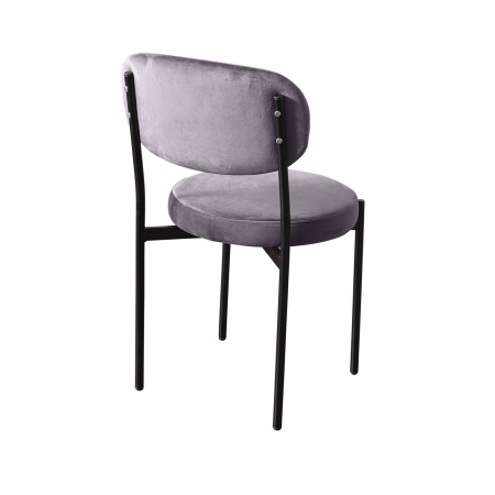 Стул Mason бархат светло-серый Стул Mason бархат светло-серый