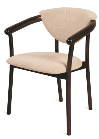 Кресло венское "Виенна" темный тон, бежевый М02 Кресло венское "Виенна" темный тон, бежевый М02