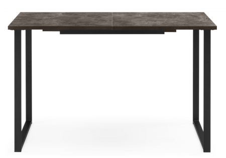 Стол деревянный Лиман 117 (157) x 77 бетон темный, черный матовый Стол деревянный Лиман 117 (157) x 77 бетон темный, черный матовый