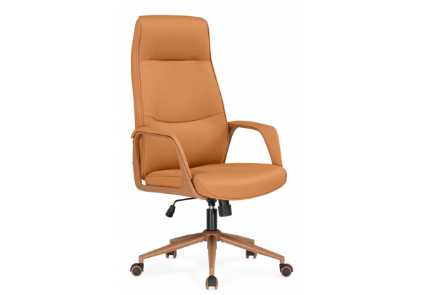 Офисное кресло Modena экокожа оранжевый