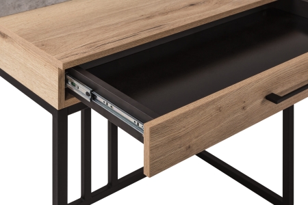 Стол туалетный Loft дуб натуральный, бетон