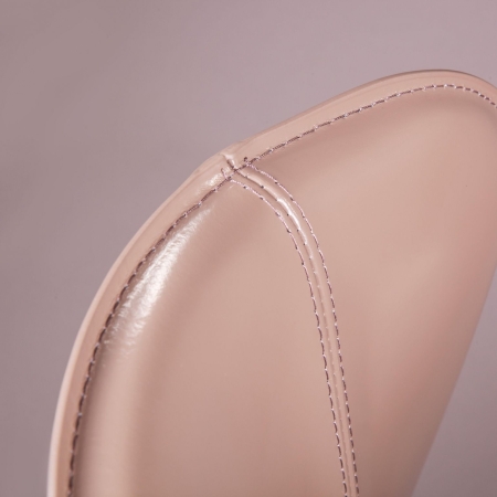 Полубарный стул Albert, кожа капучино