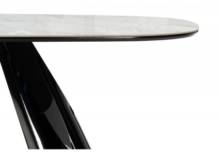 Керамический стол Танго 200х200х90 белый мрамор carla larkin, белый