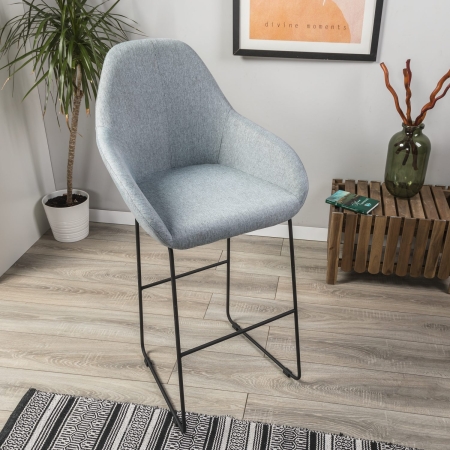 Кресло бар Kent Грей/Линк