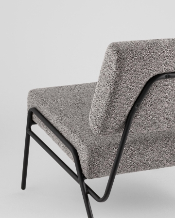 Кресло Теллинг шенилл серый