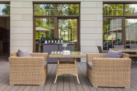 "Капучино" кресло из искусственного ротанга, соломенный