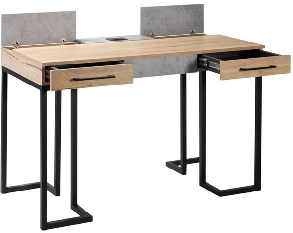 Стол рабочий Loft дуб натуральный, бетон Стол рабочий Loft дуб натуральный, бетон