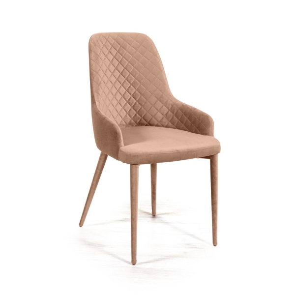 Стул Douglas ромб, бархат бежевый Стул Douglas ромб, бархат бежевый