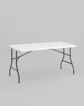 Стол складной чемодан 152*74*74 белый