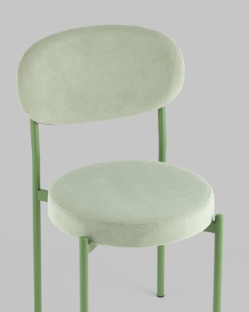 Стул Бриф SN велюр оливковый каркас оливковый муар