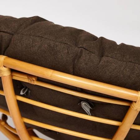 Кресло "PAPASAN" 23/01 W с подушкой мед, ткань коричневый, 3М7-147 фото в интернет-магазине Stoolmarket