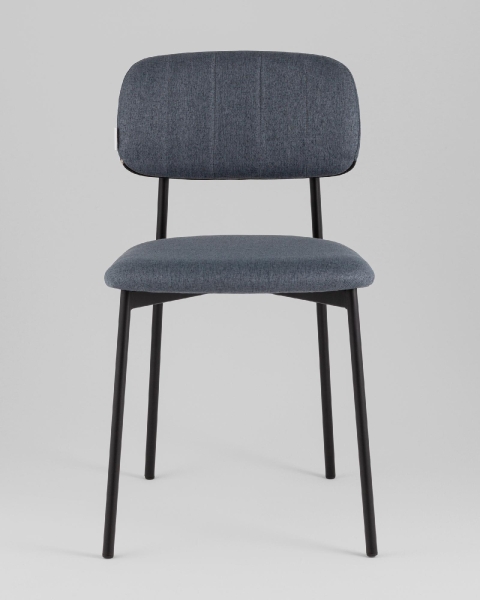 Стул Майло рогожка серо-синий Стул Майло рогожка серо-синий
